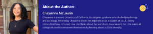 About the author, Cheyanne McLaurin